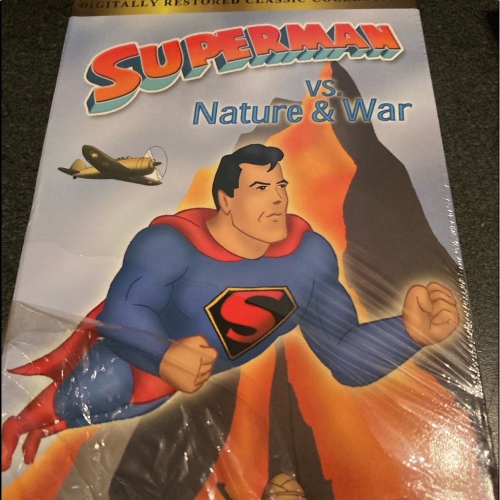 Superman vs Nature & war Vhs about 65 minutes
